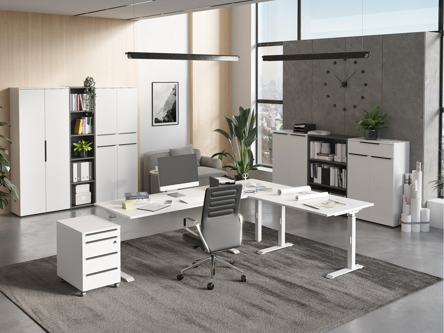 Uredski stol Feltoru 118 (Bijela)