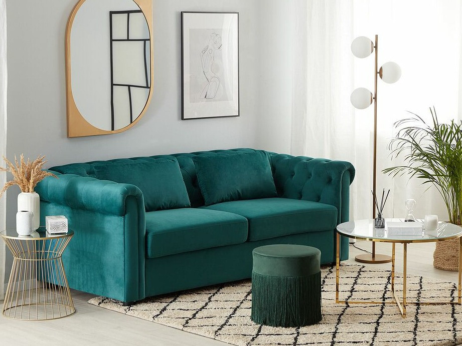 Chesterfield kauč Cirdoro 103 (Zelena)
