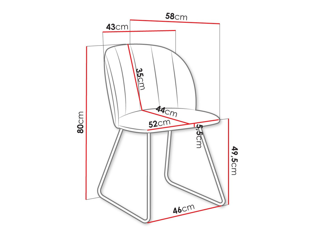 Stolica Comfivo Passer I (Magic Velvet 2216)