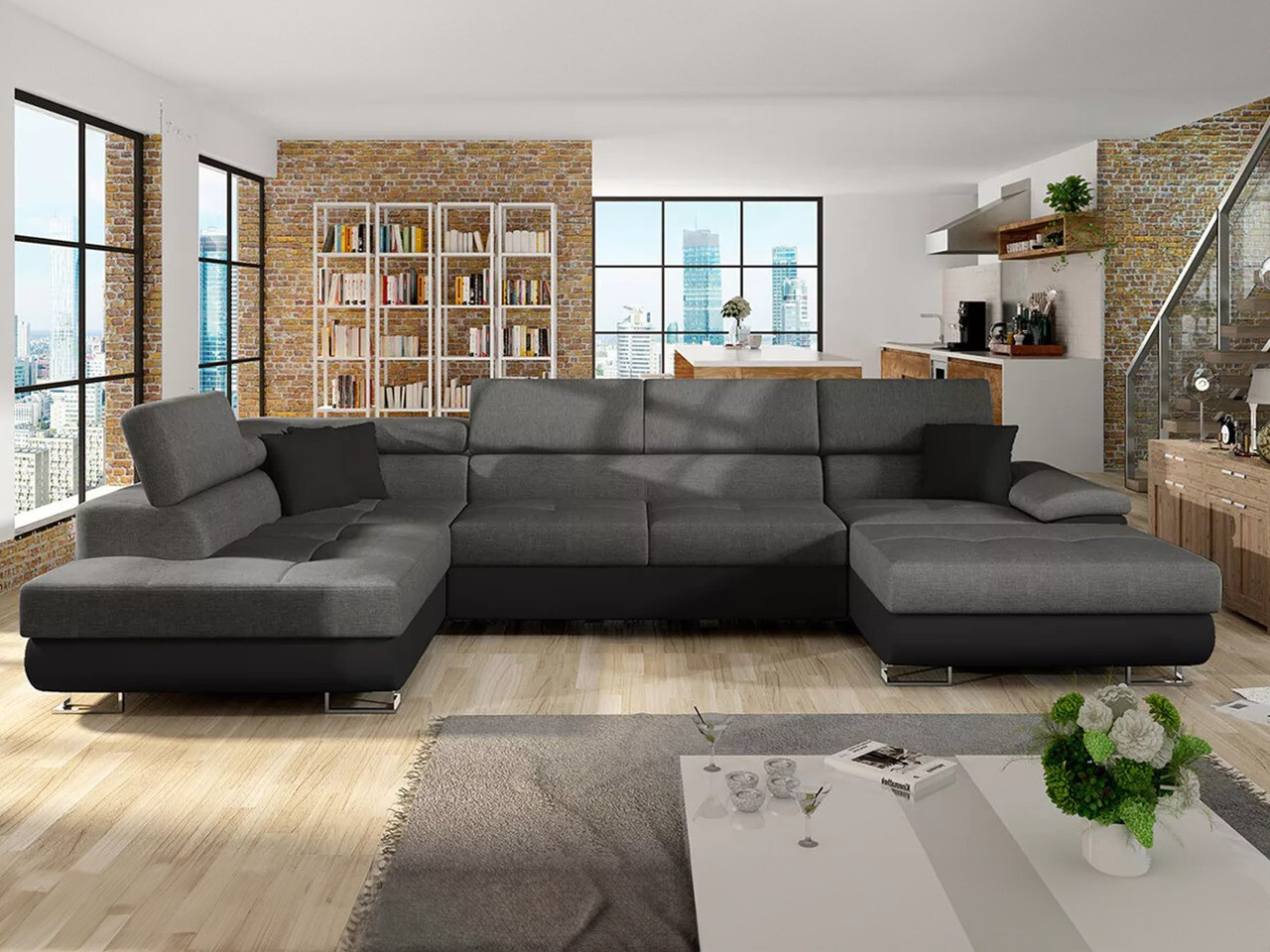 Kutna garnitura Comfivo Ruta IV (Soft 011 + Lux 06 + Soft 011)