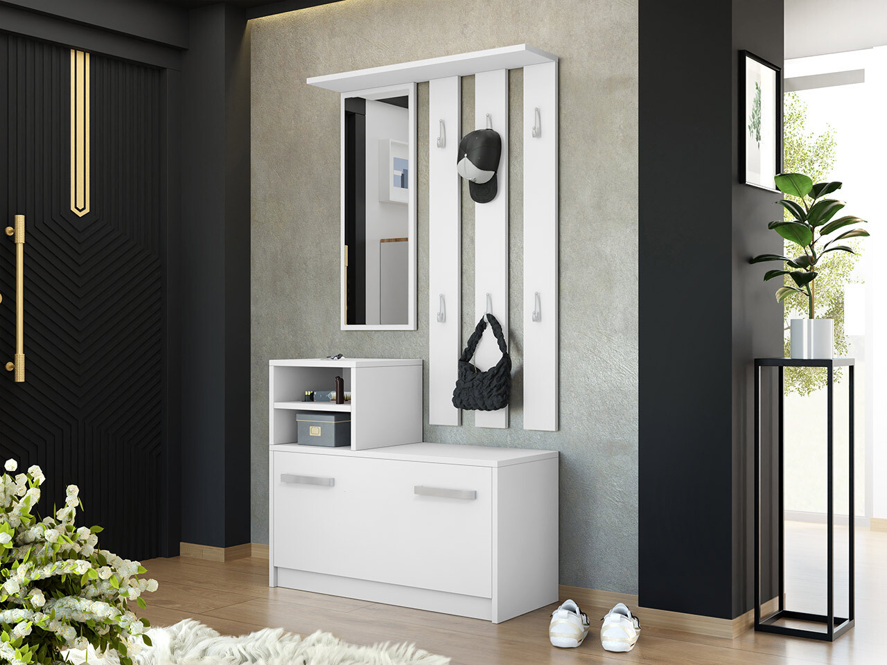 Set za hodnik Candum (Bijela)