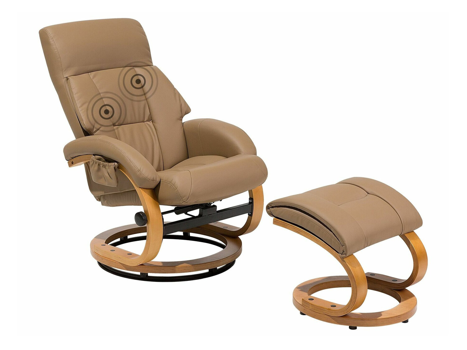 Fotelja Berwyn 877 (Svijetlo smeđa)