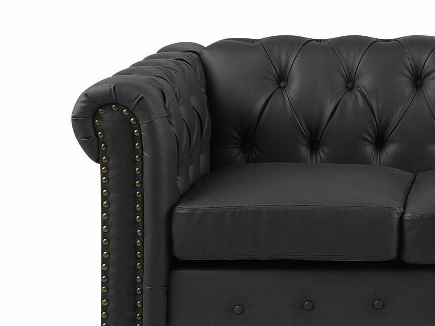 Sofa chesterfield Cirdoro 106 (Crna)