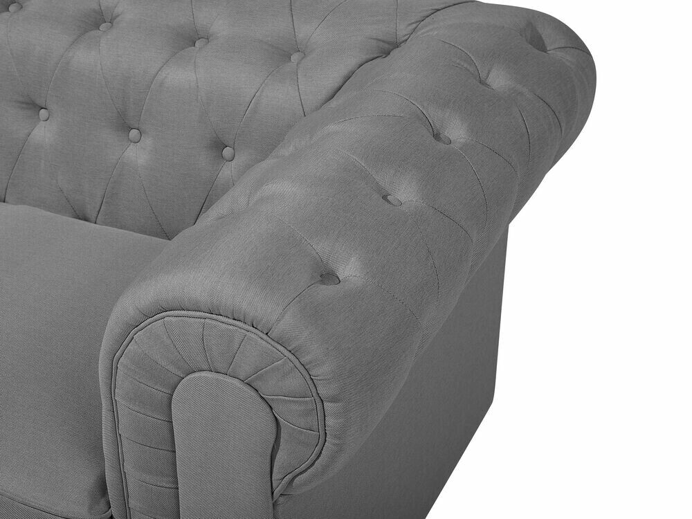 Chesterfield fotelja Cirdoro 107 (Siva)