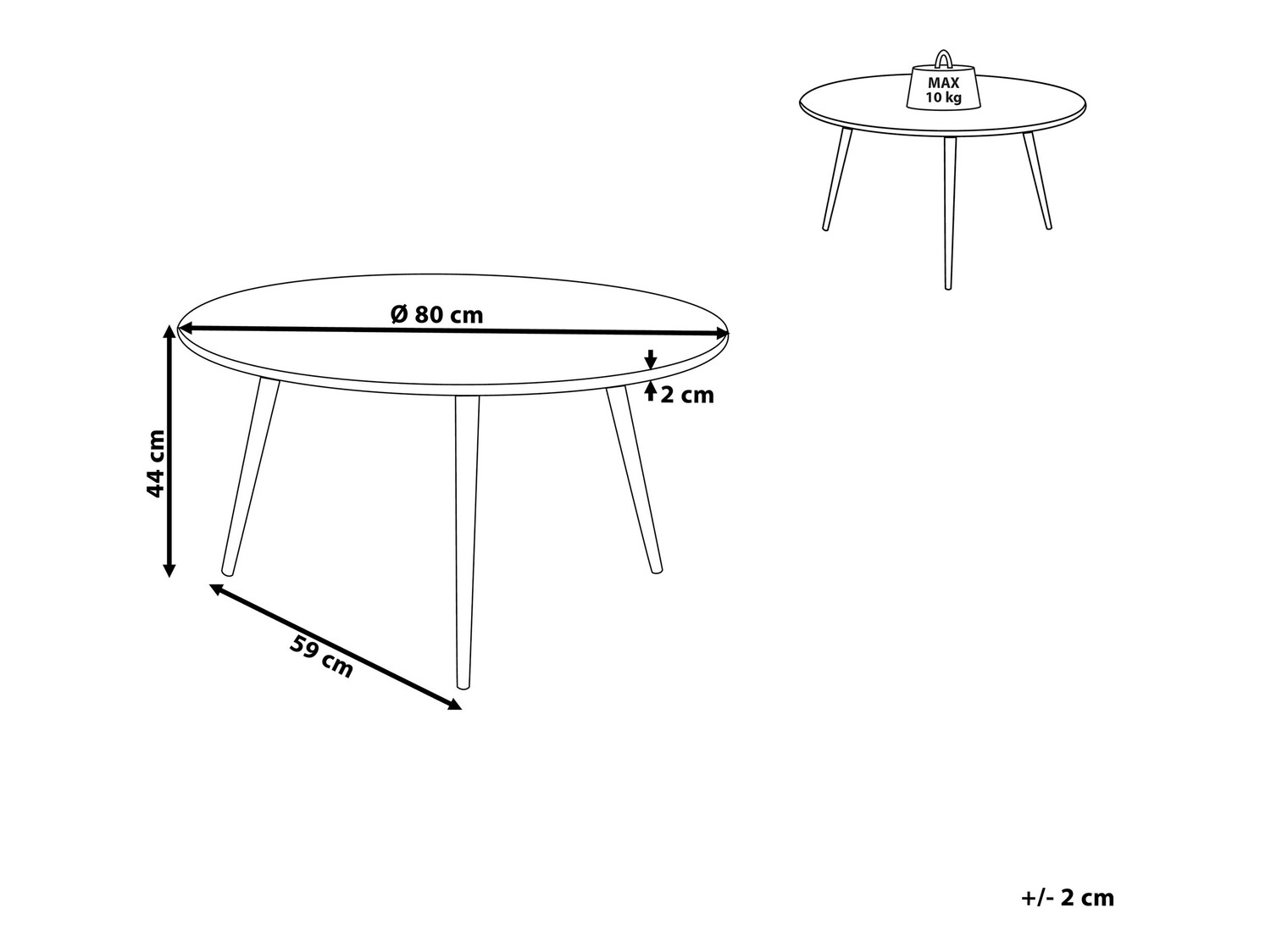Stolić za kavu Berwyn 918