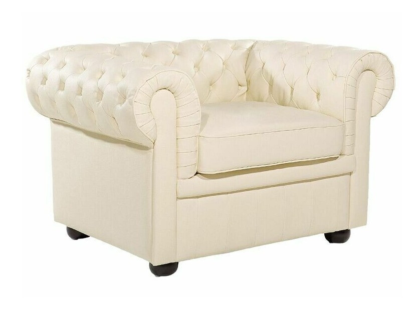 Chesterfield set tapeciranog namještaja Cirdoro 112 (Krem)