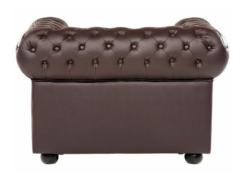 Chesterfield set tapeciranog namještaja Cirdoro 112 (Tamno smeđa)