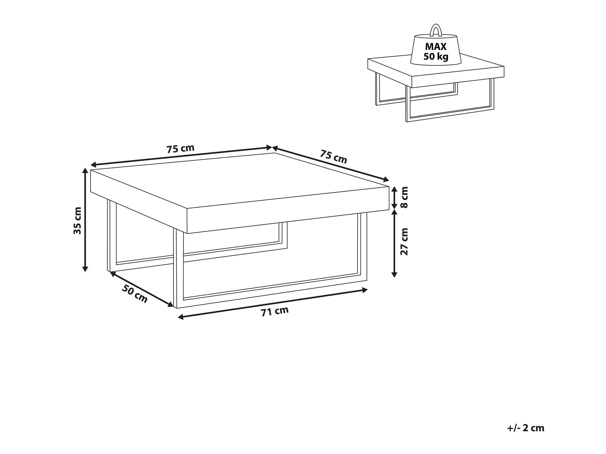 Stolić za kavu Berwyn 934