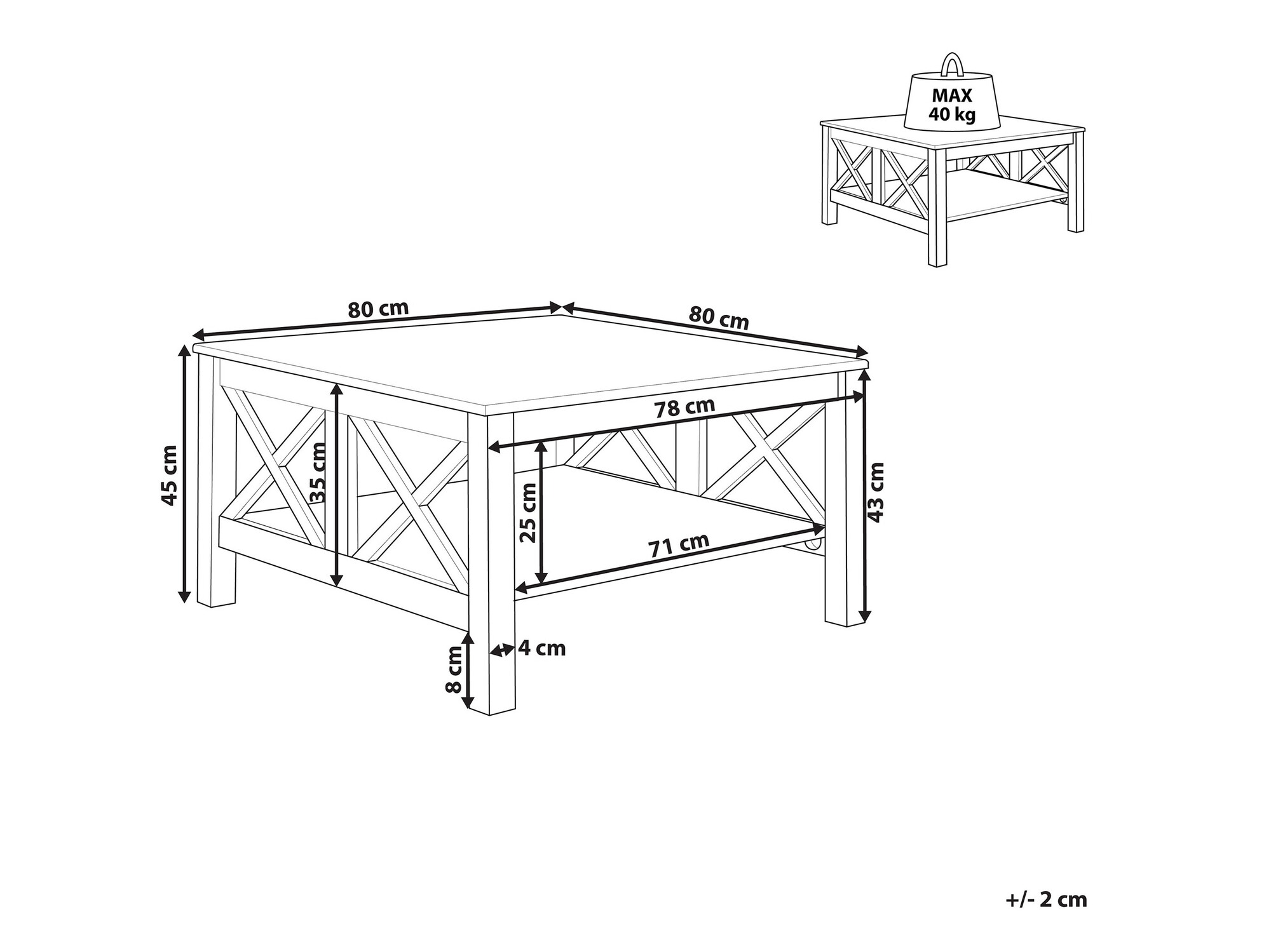 Stolić za kavu Berwyn 954