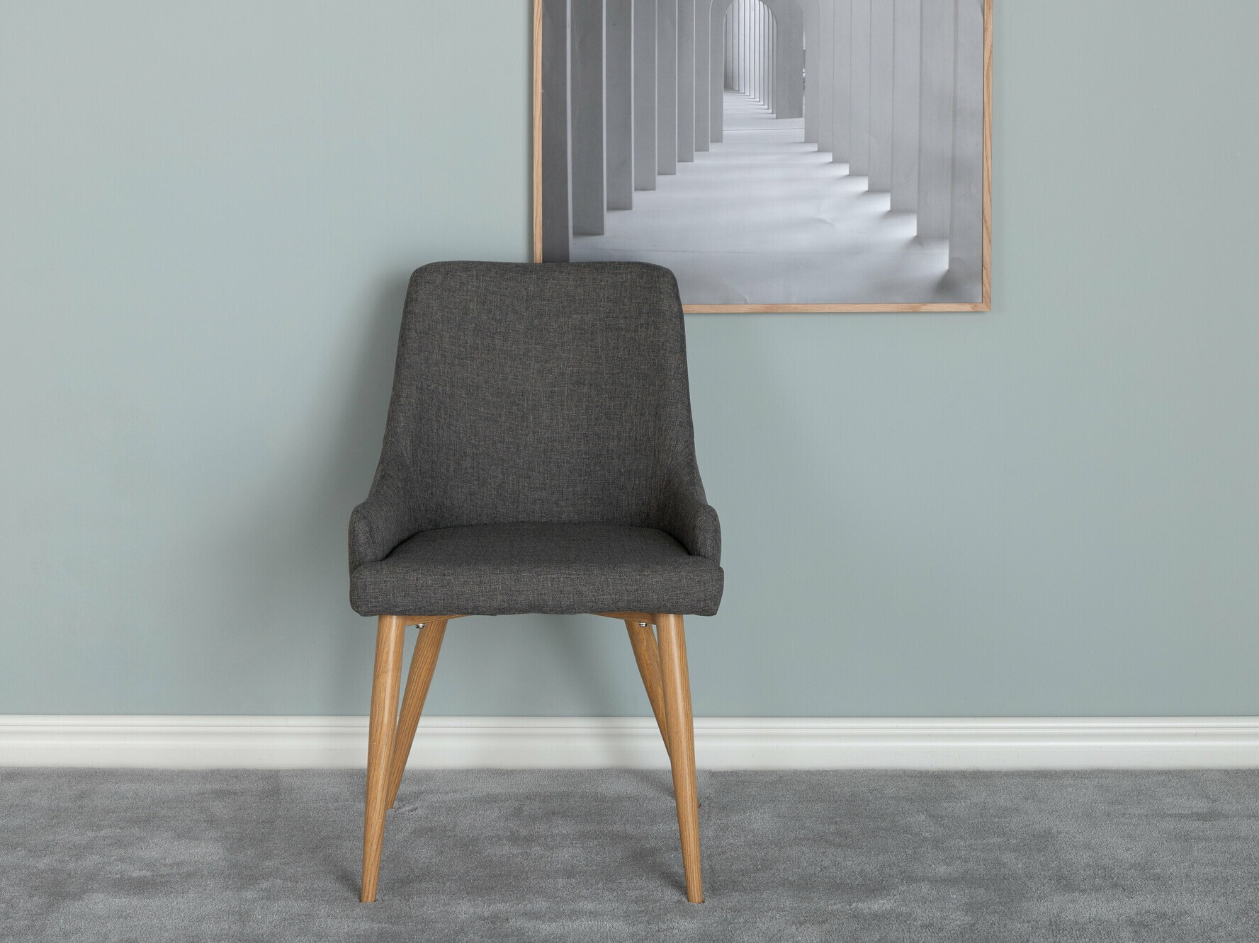 Stolica Dallas 222 (Tamno siva + Smeđa)