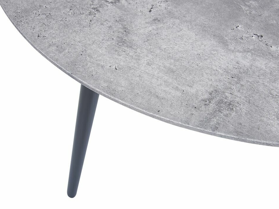 Stolić za kavu Berwyn 990 (Boja betona + Crna)