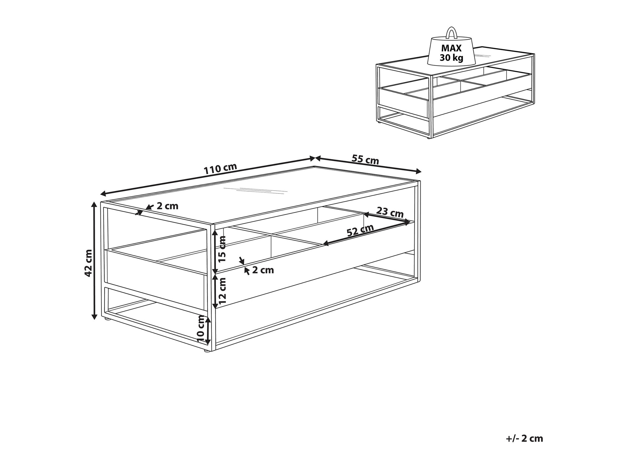 Stolić za kavu Berwyn 992