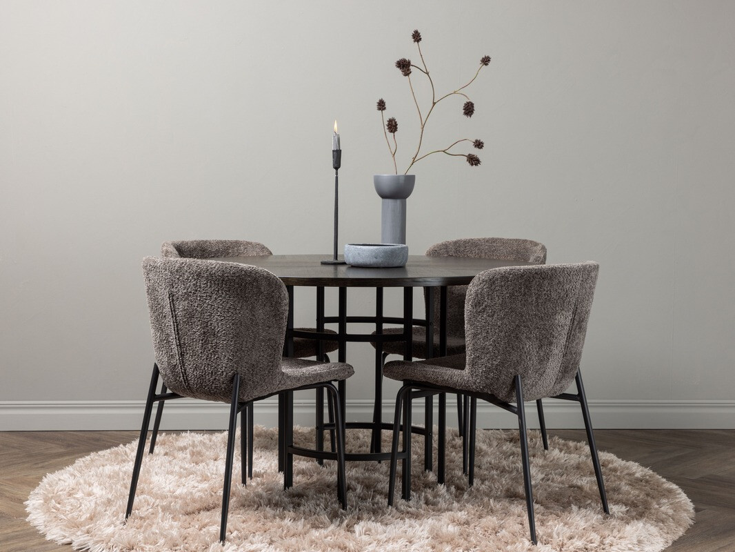 Blagovaonski set Dallas 4143 (Smeđa + Crna)