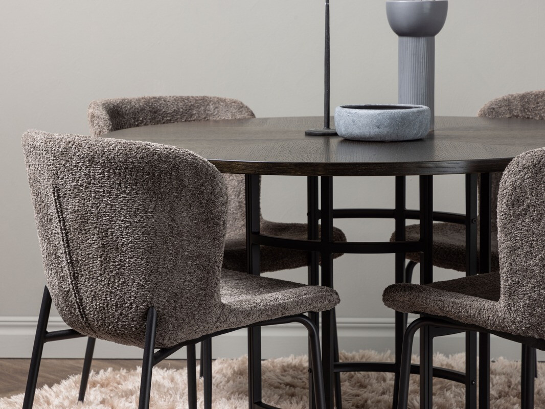 Blagovaonski set Dallas 4143 (Smeđa + Crna)