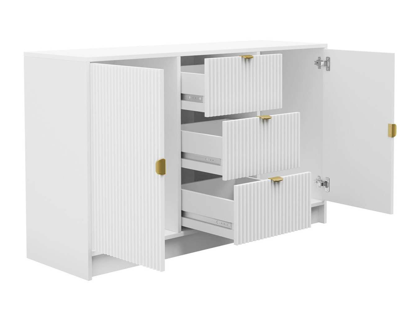 Set za dnevni boravak Comfivo Larmire 107 (Bijela)