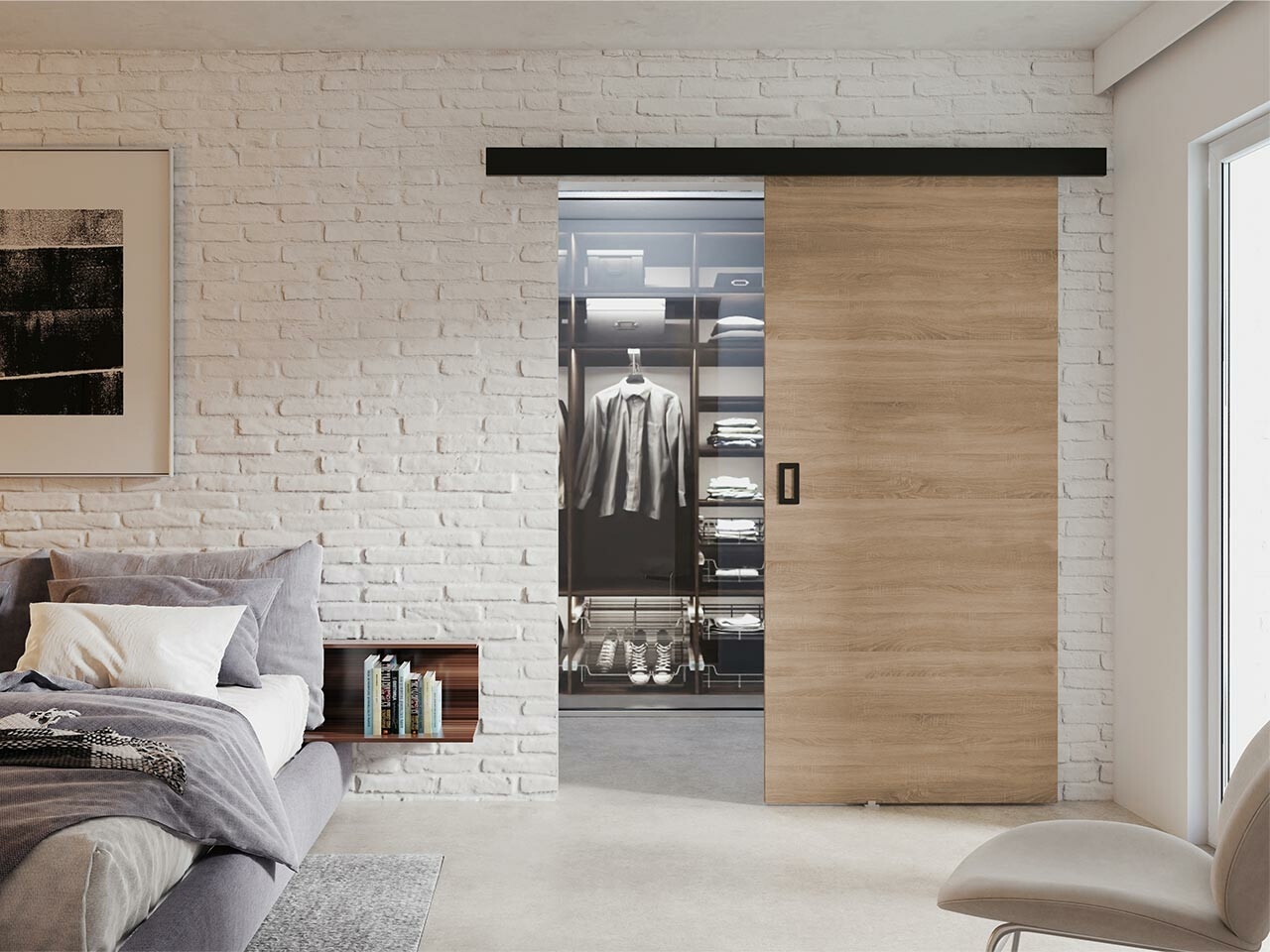 Klizna vrata Dover 215 (Sonoma hrast)