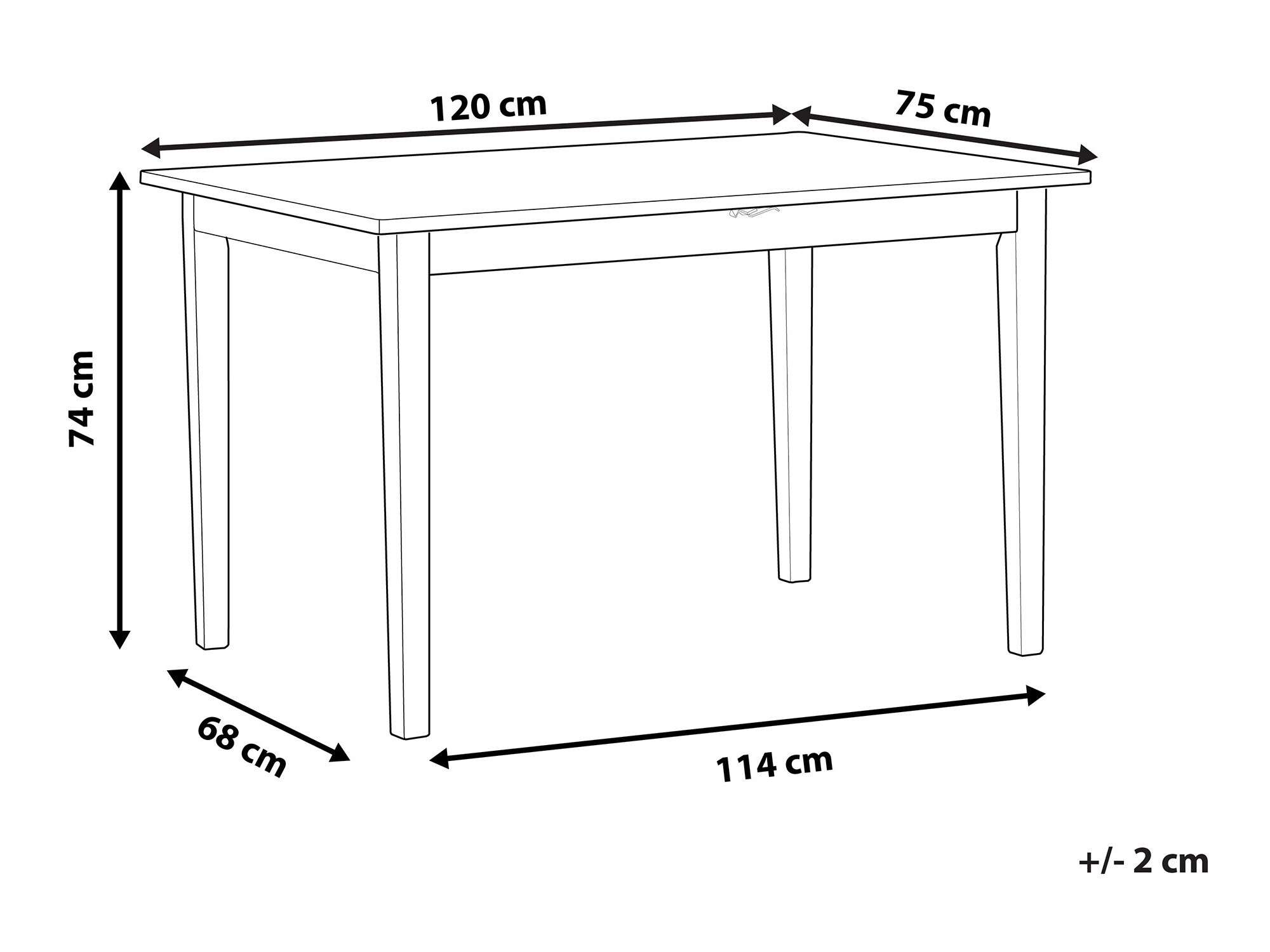 Stol Berwyn 1010 (Crna + Svijetlo drvo)