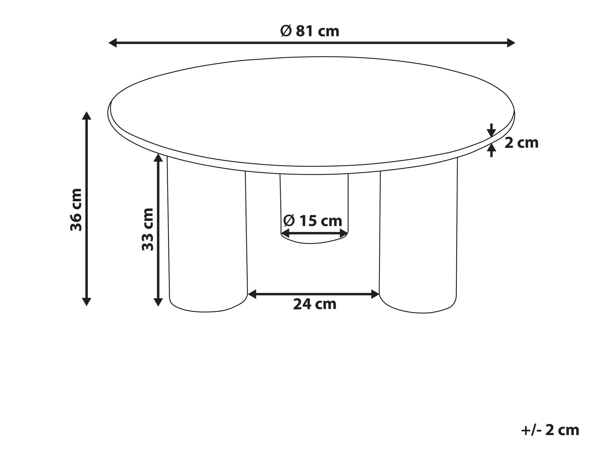 Stolić za kavu Berwyn 1032