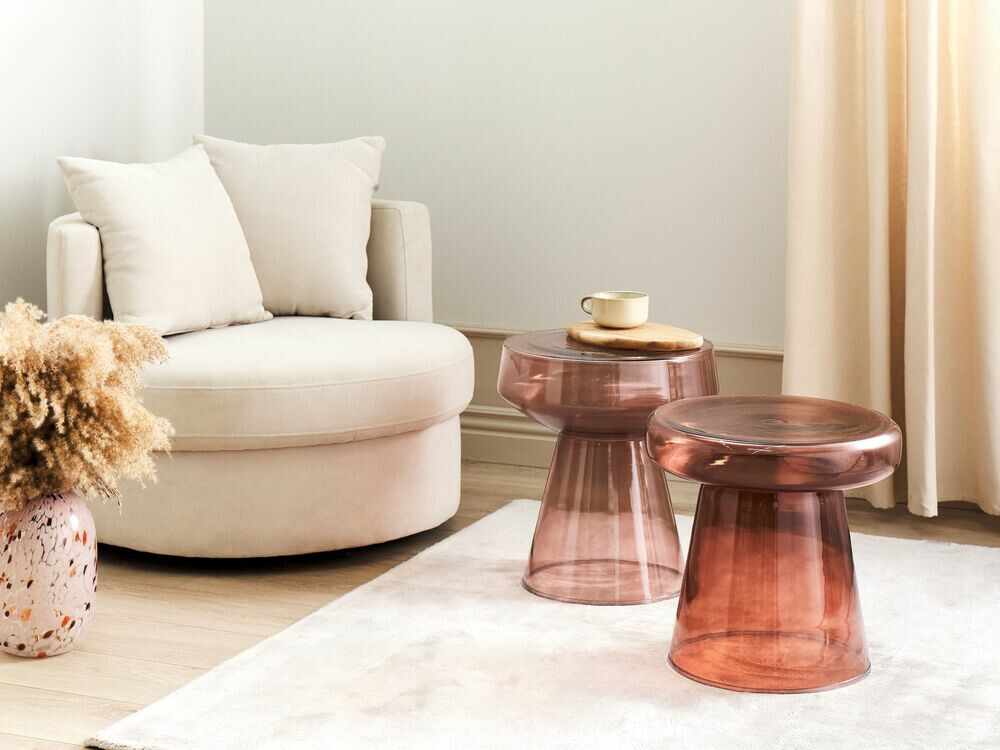 Set pomoćnih stolića Berwyn 1061 (Crvena)