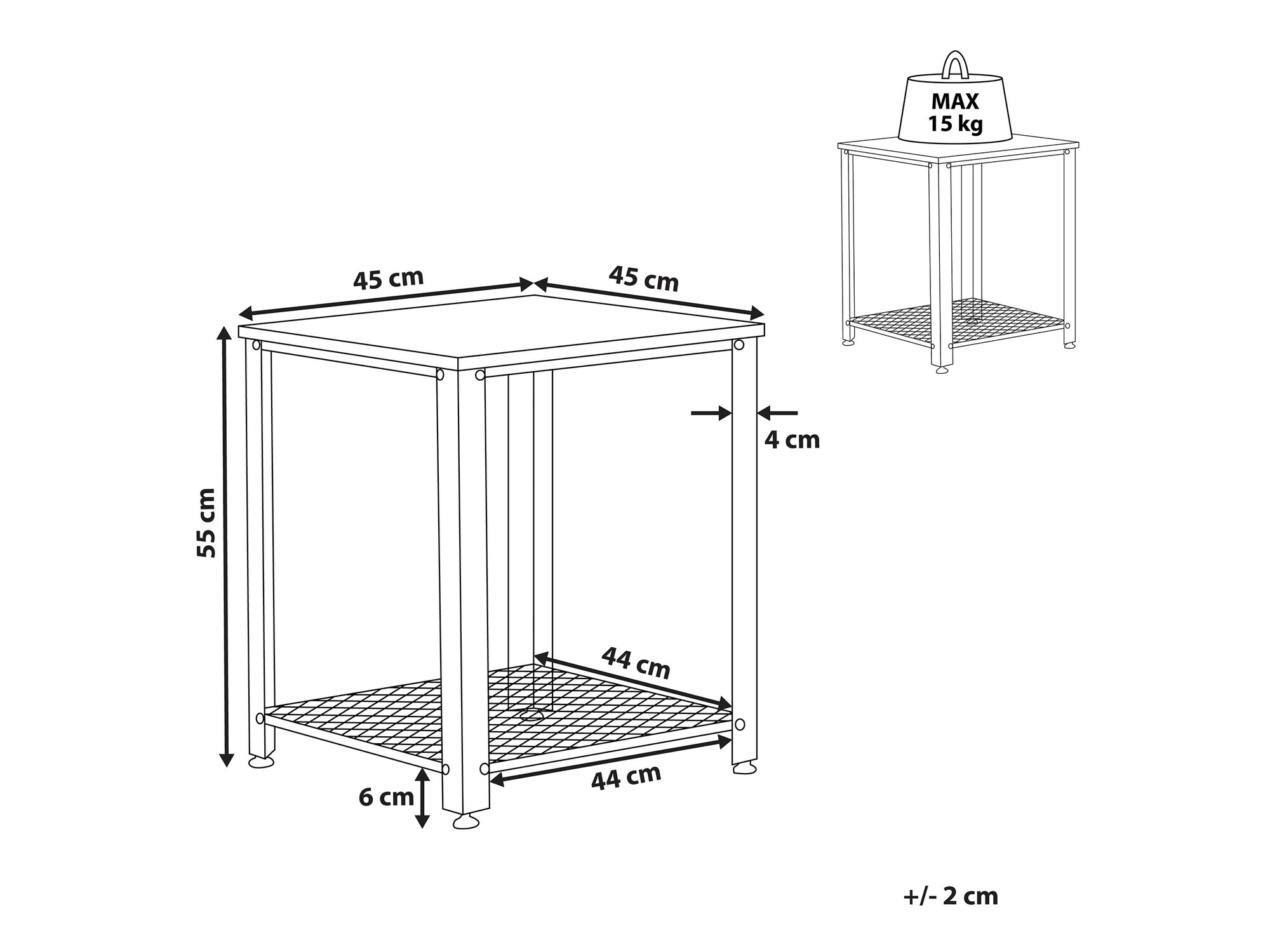Pomoćni stolić Berwyn 1071