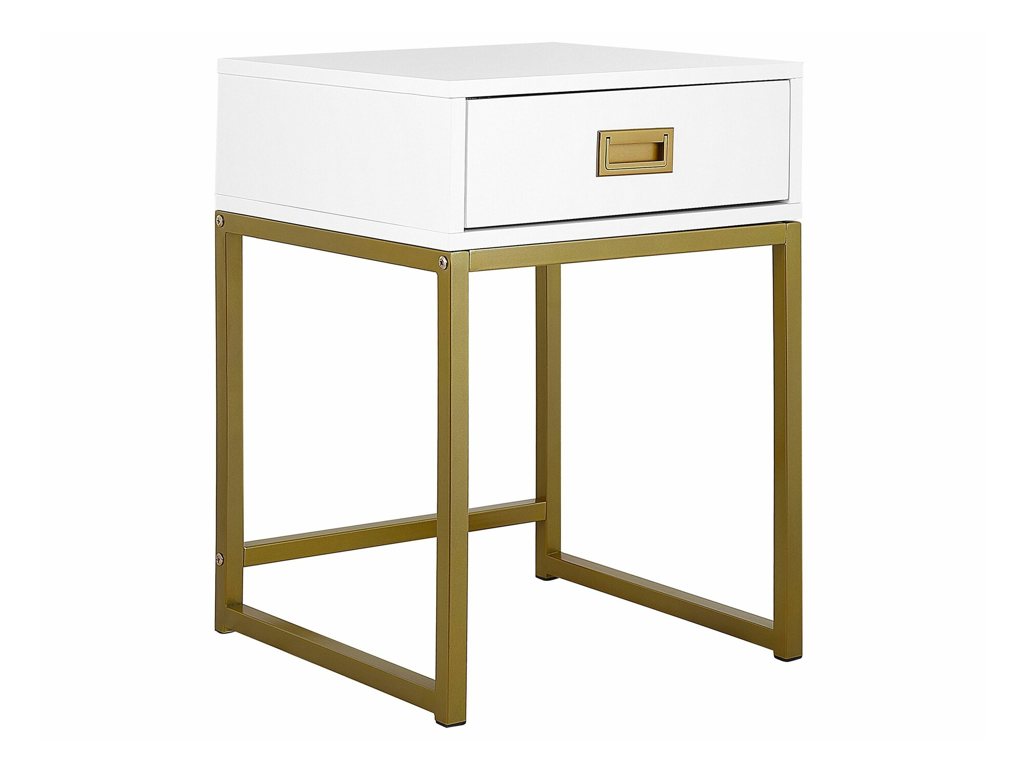 Pomoćni stolić Berwyn 1083 (Bijela + Zlatna)