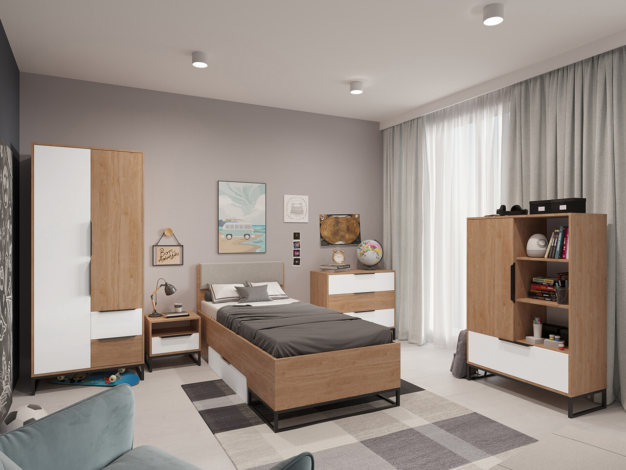 Set za spavaću sobu Romcama 112