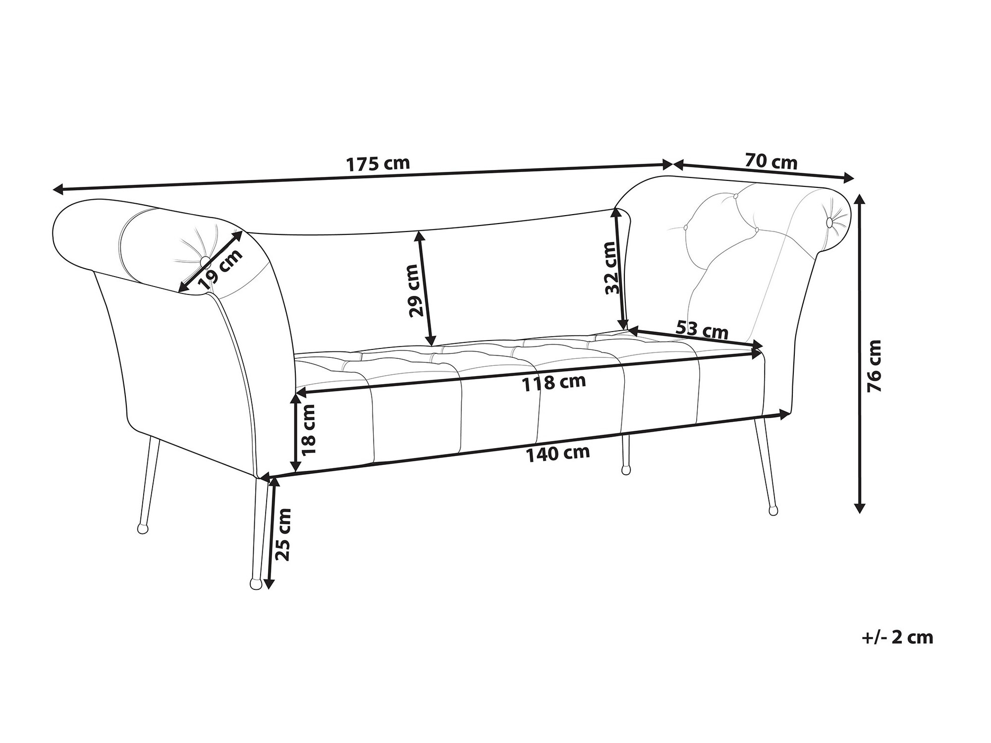 Tapecirana klupa Berwyn 1101 (Ružičasta)
