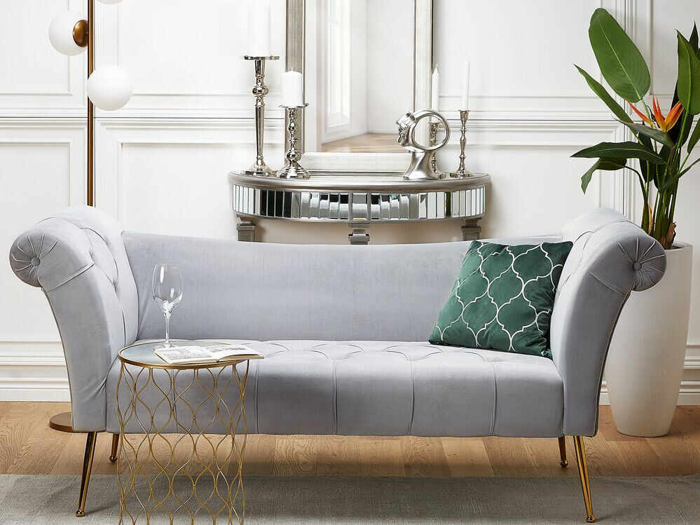 Tapecirana klupa Berwyn 1101 (Siva)