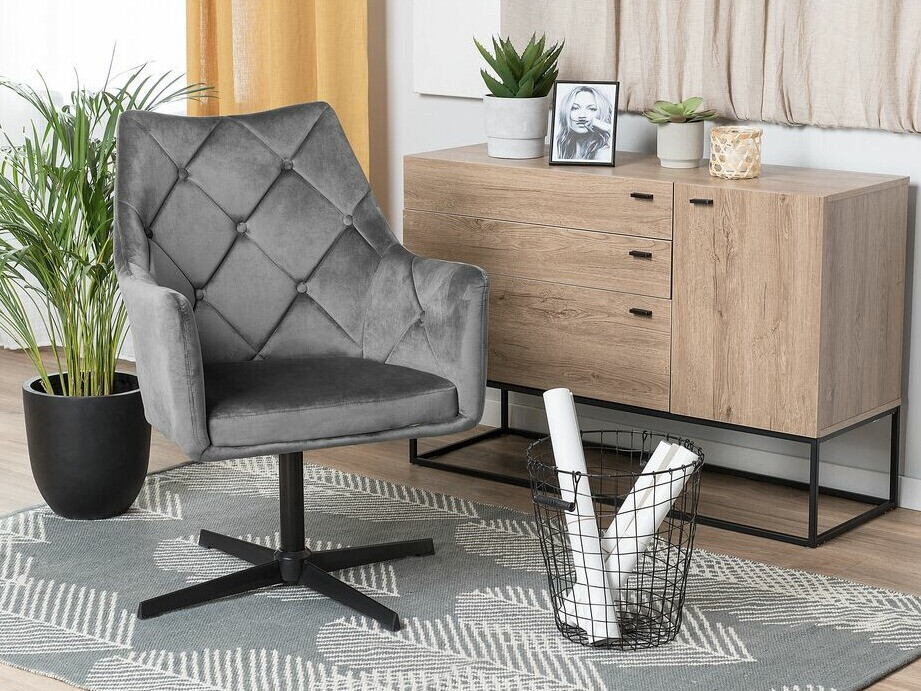 Fotelja Berwyn 1118 (Tamno siva)