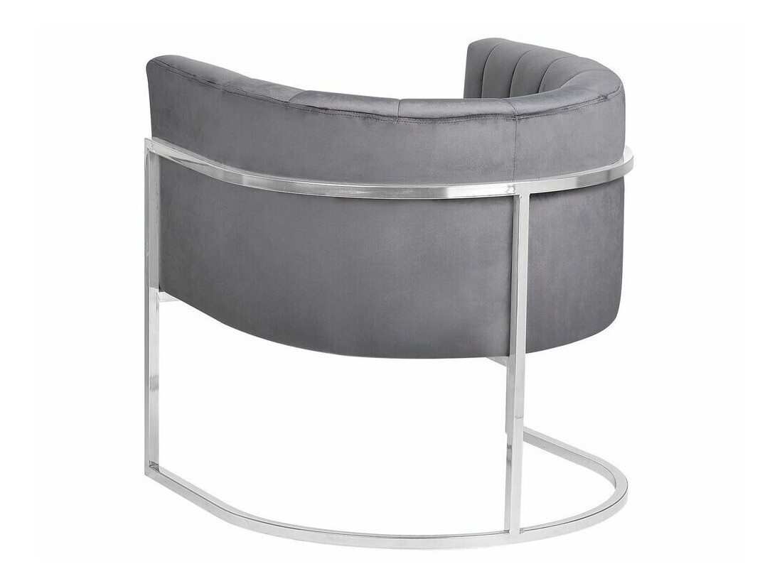 Fotelja Berwyn 1141 (Siva + Srebrna)