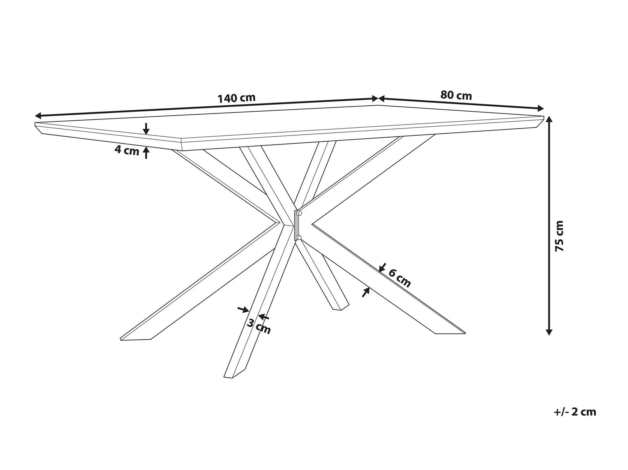 Stol Berwyn 1139 (Crna + Svijetlo drvo)