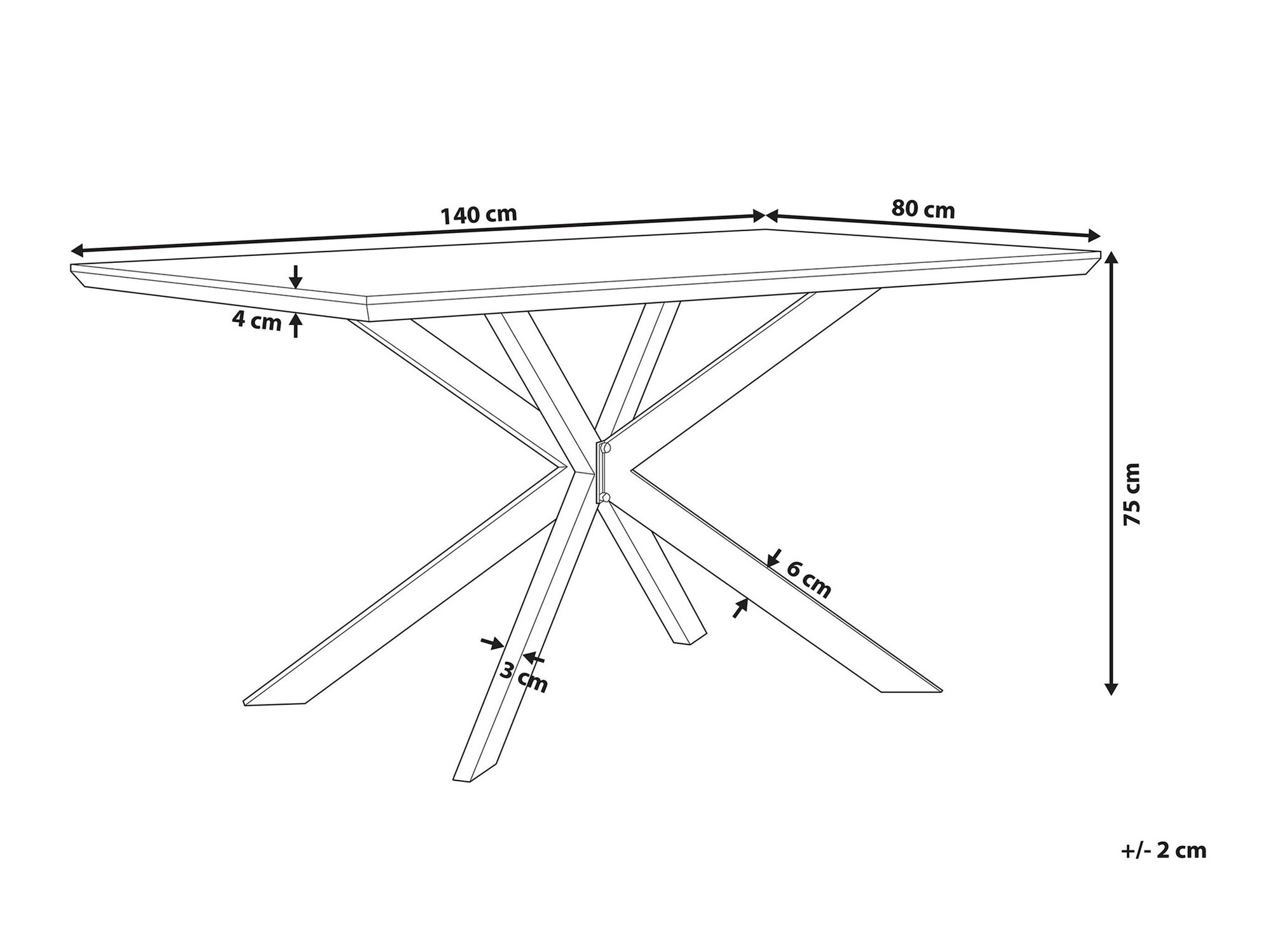 Stol Berwyn 1139 (Crna + Tamno drvo)