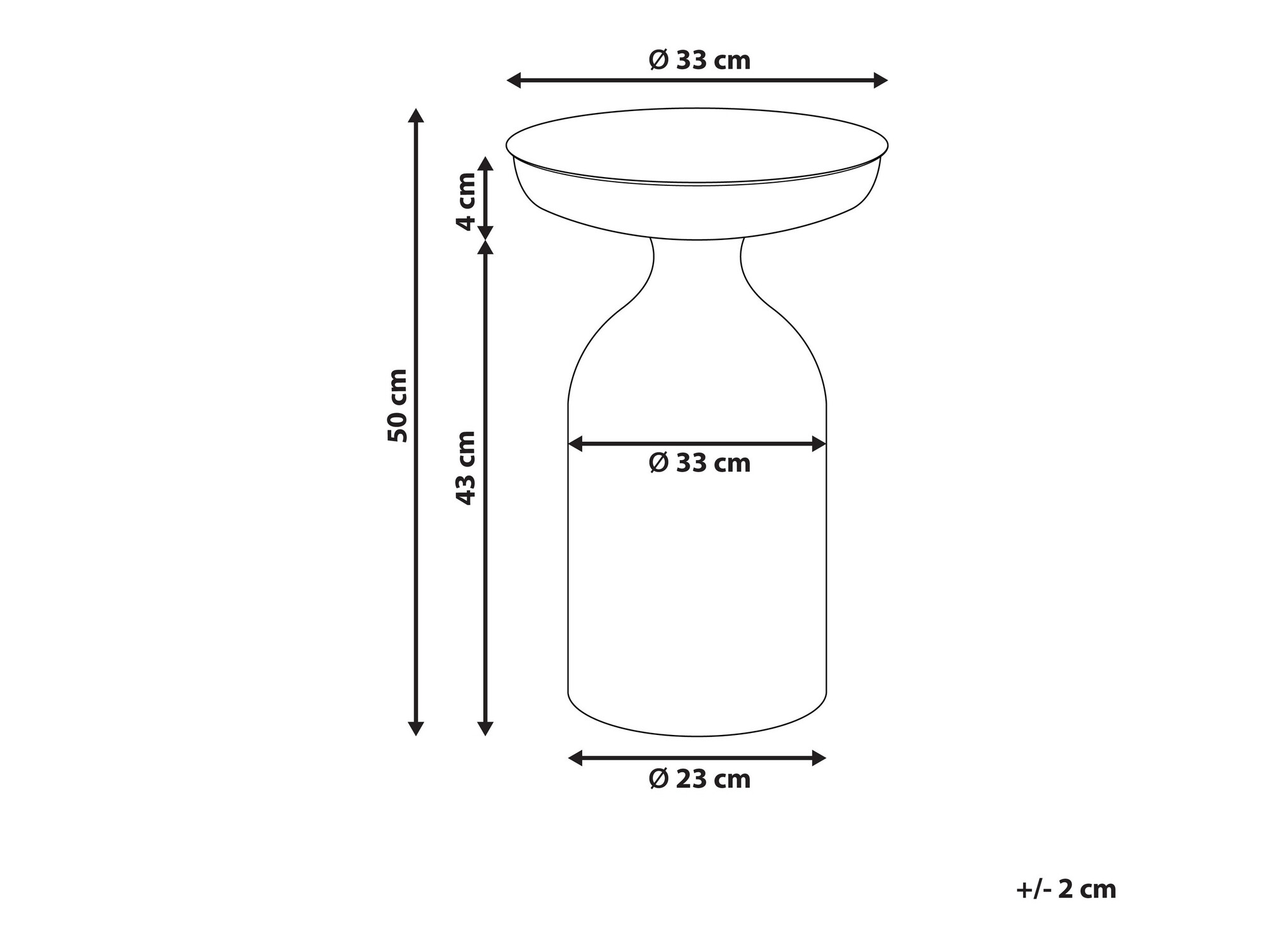Pomoćni stolić Berwyn 1170 (Crna)