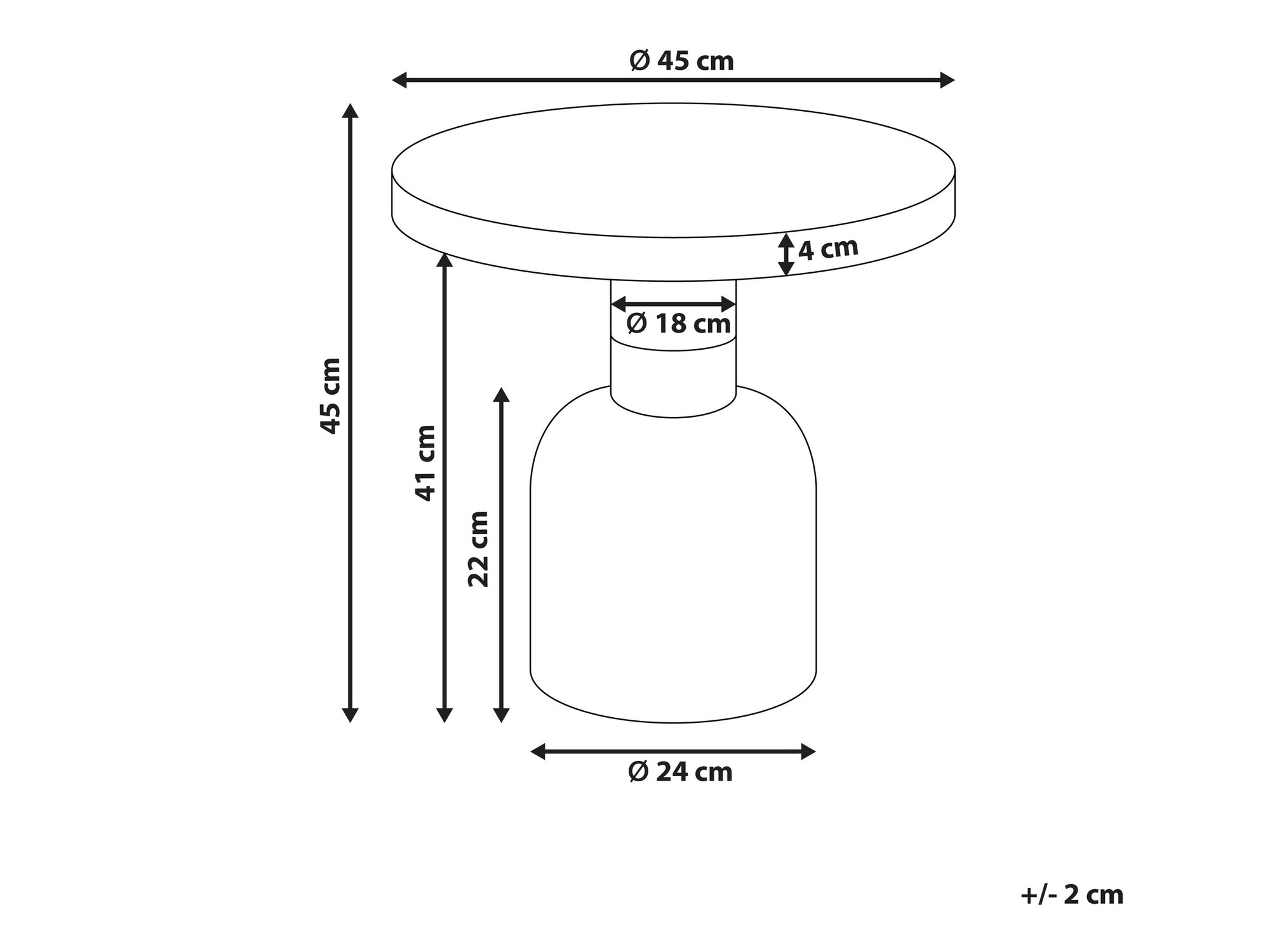 Pomoćni stolić Berwyn 1172
