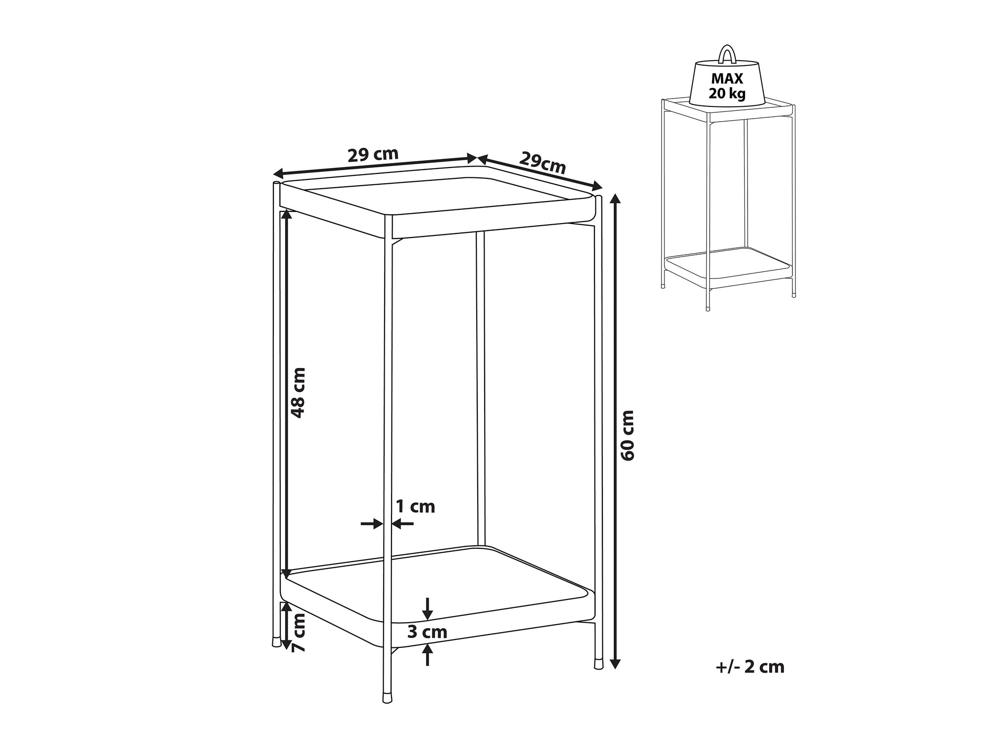 Pomoćni stolić Berwyn 1174 (Zlatna)