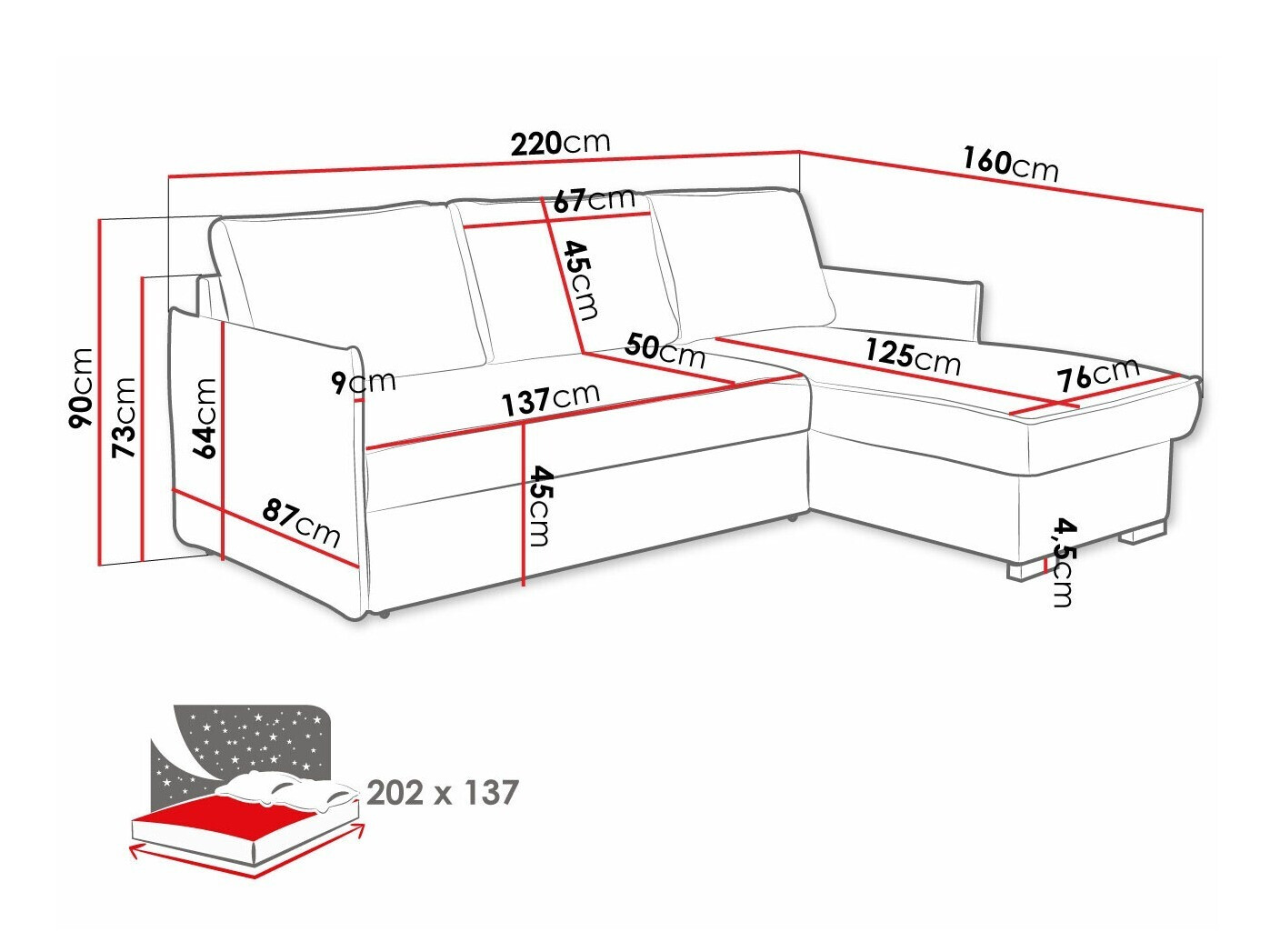 Kutna garnitura Columbus 208 (Neve 03)