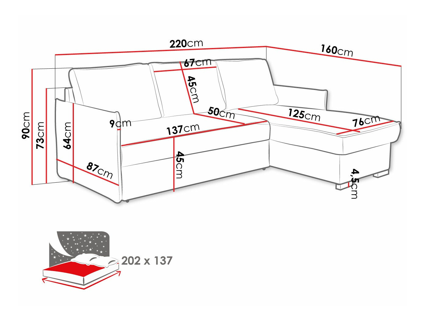 Kutna garnitura Columbus 208 (Neve 90)