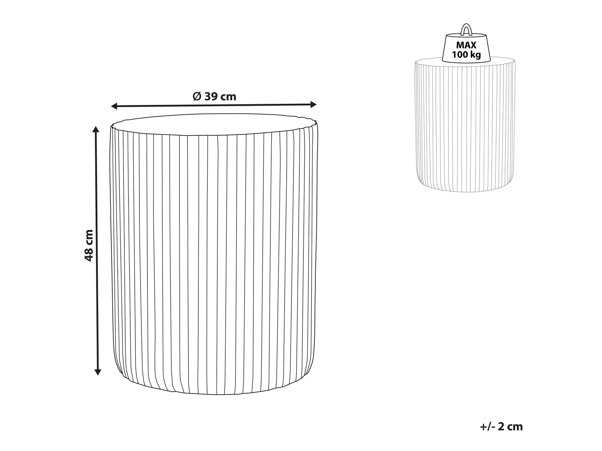 Pomoćni stol Berwyn 1191