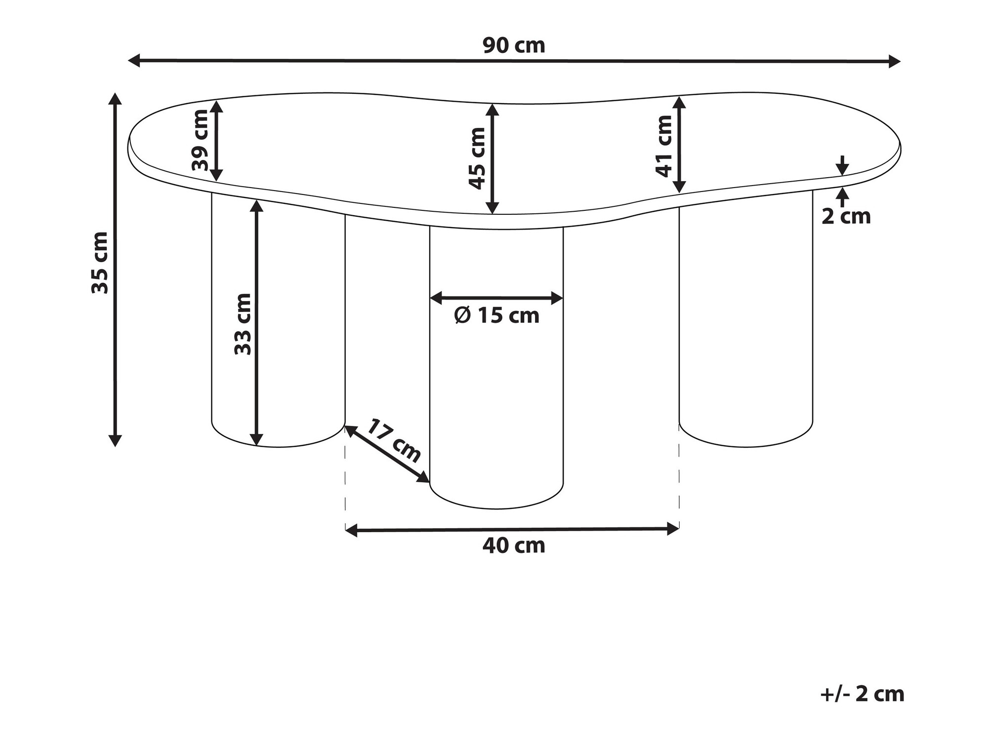 Stolić za kavu Berwyn 1213
