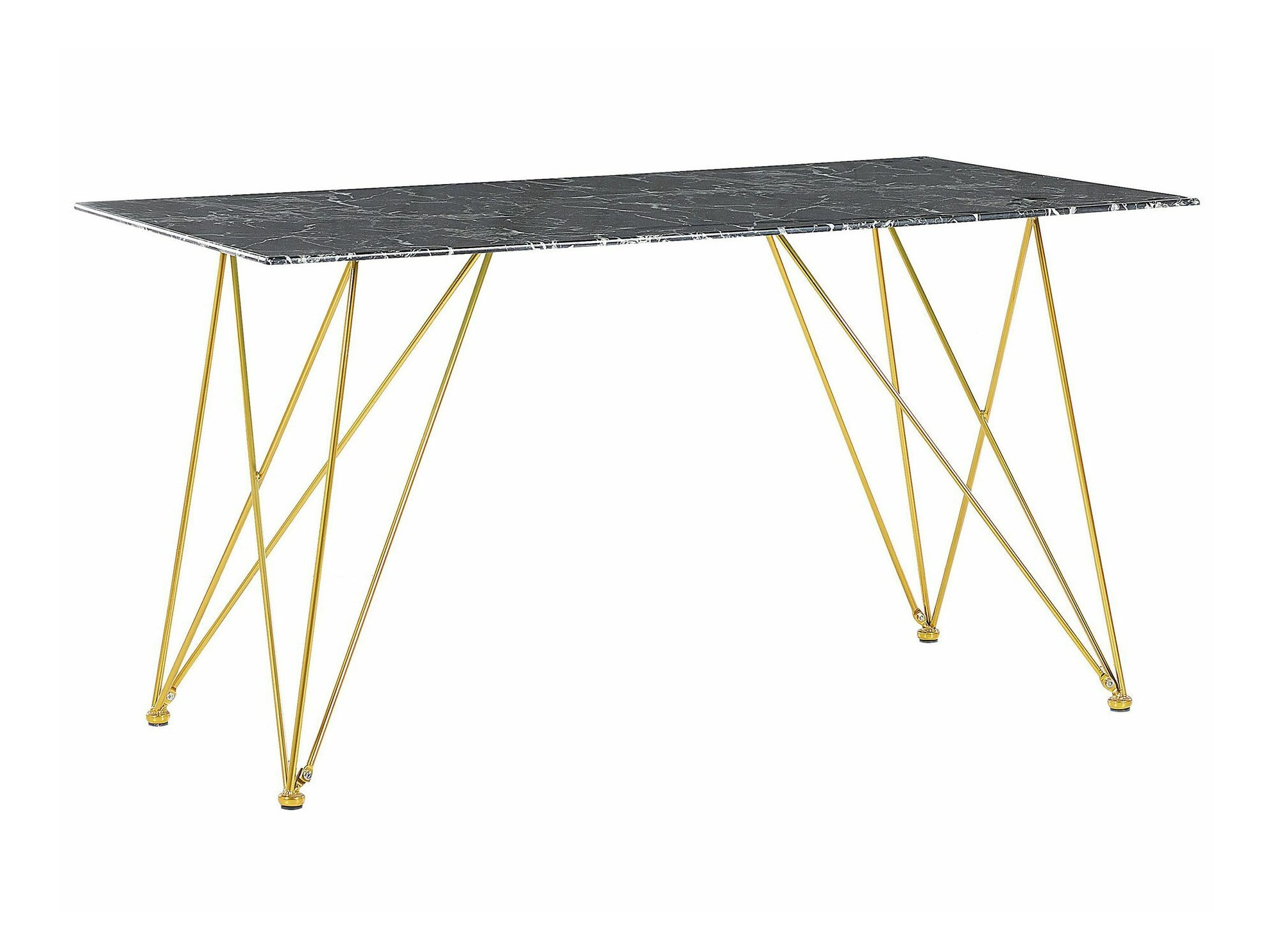 Stol Berwyn 1233 (Zlatna + Crni mramor)