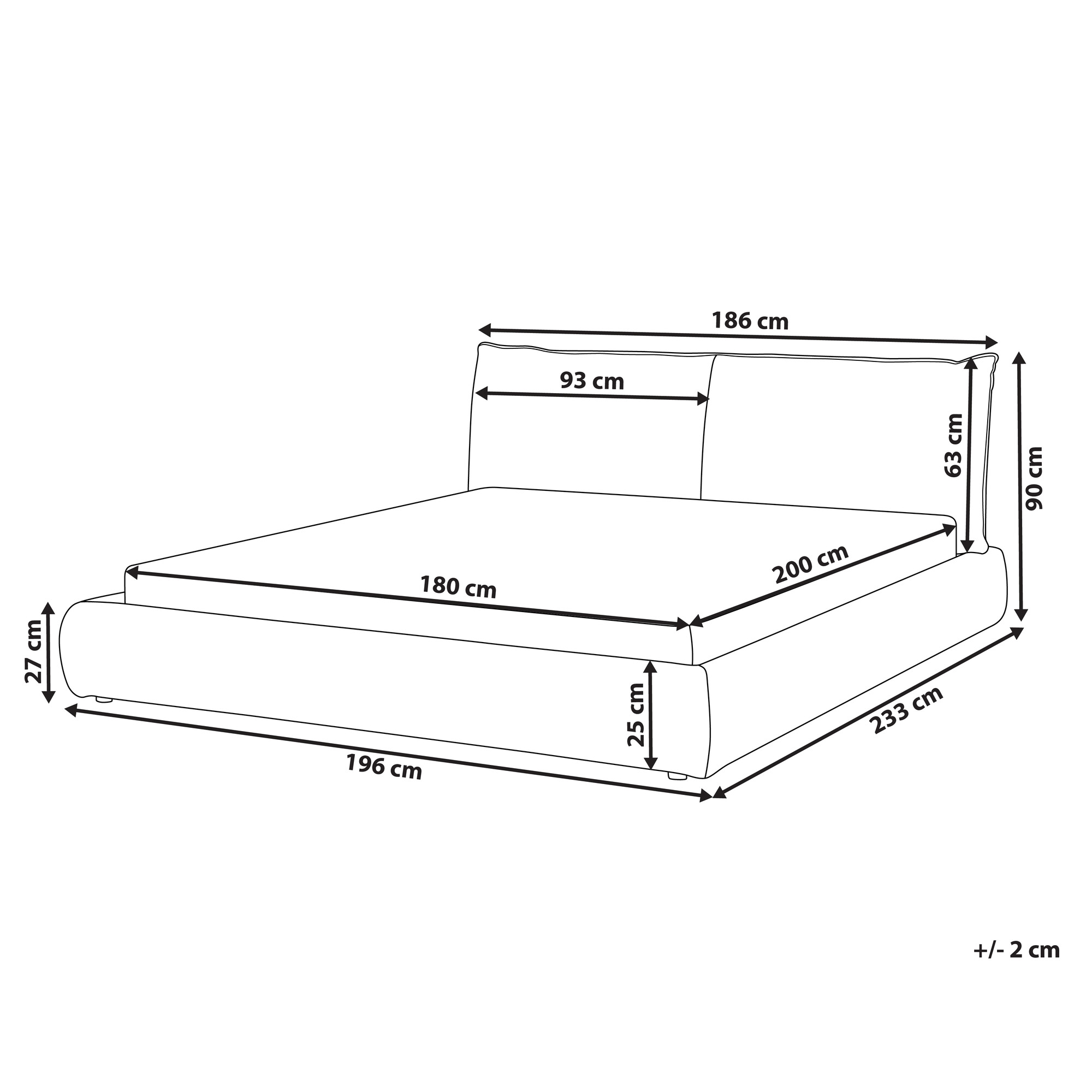 Krevet Berwyn 1262 (Bež)