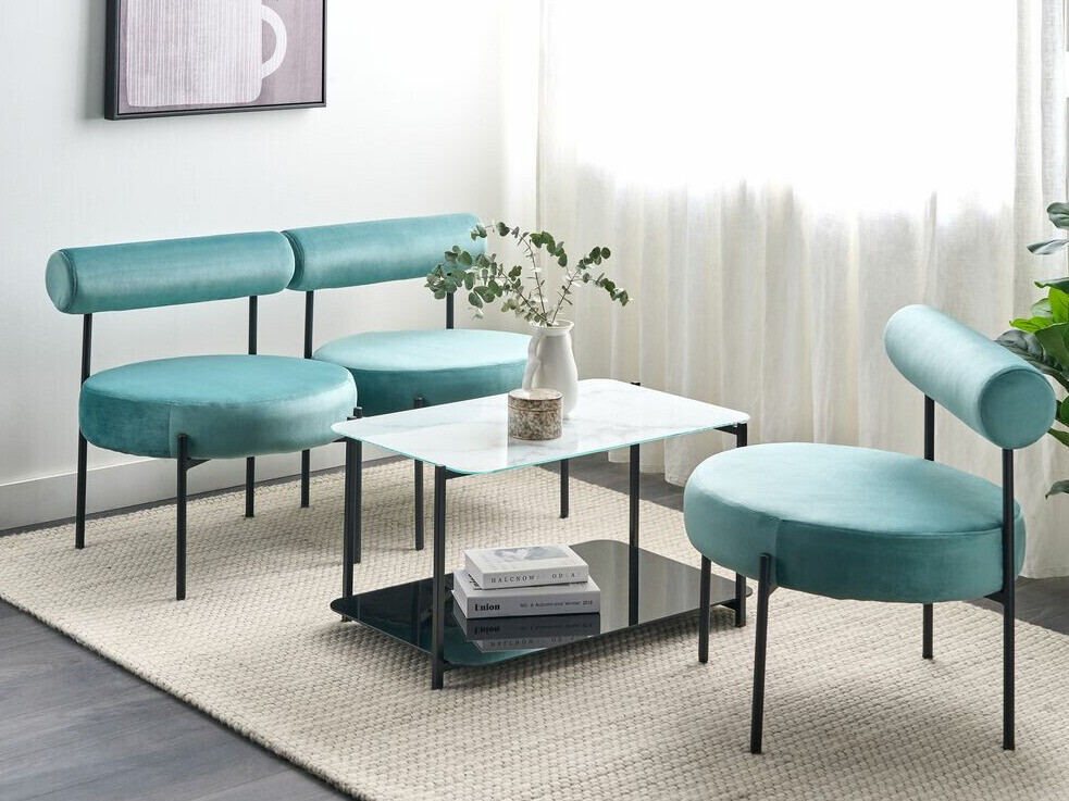 Fotelja Berwyn 1268 (Svijetlo mint zelena)