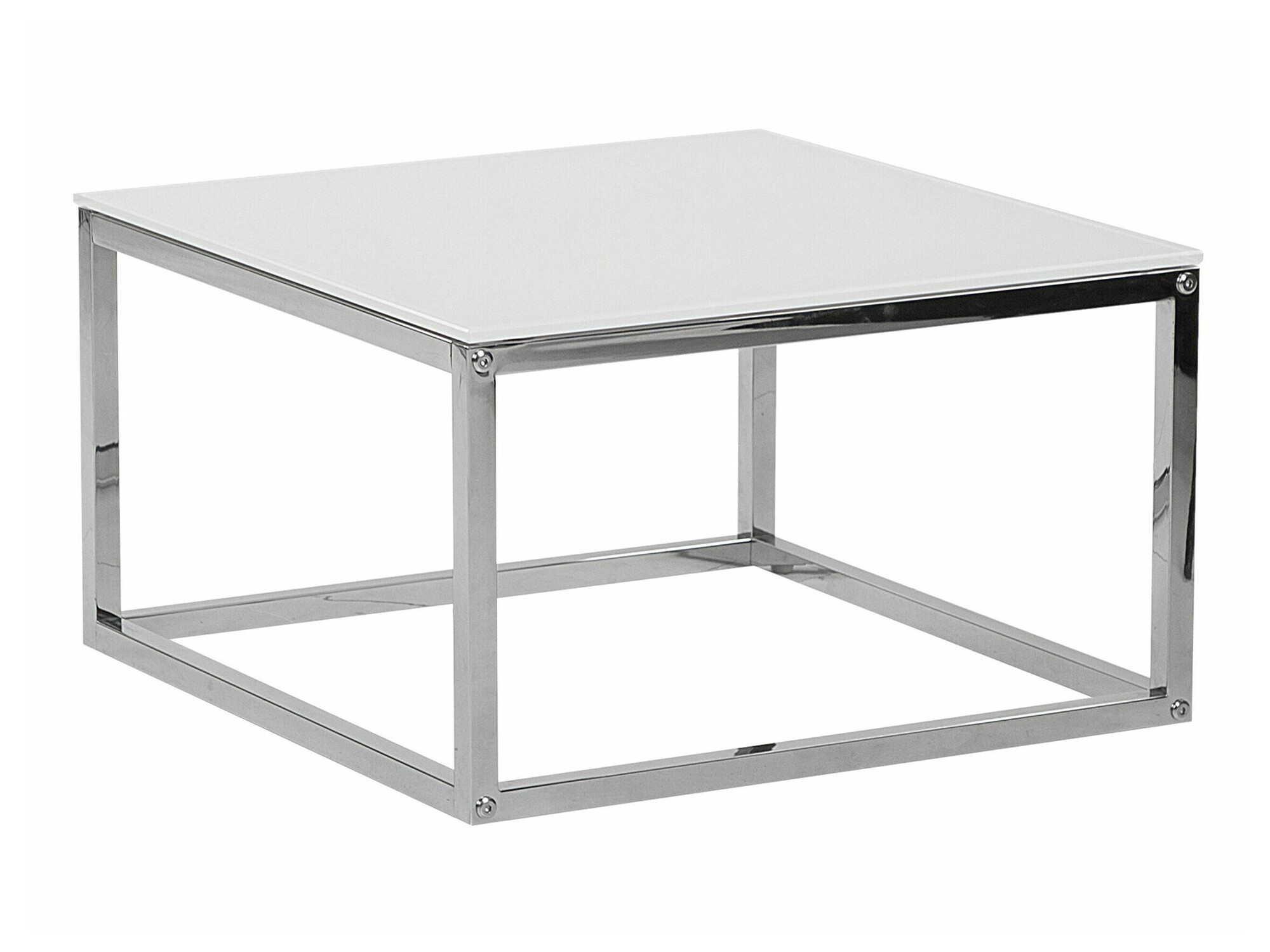 Set stolića za kavu Berwyn 1283 (Bijela + Srebrna)