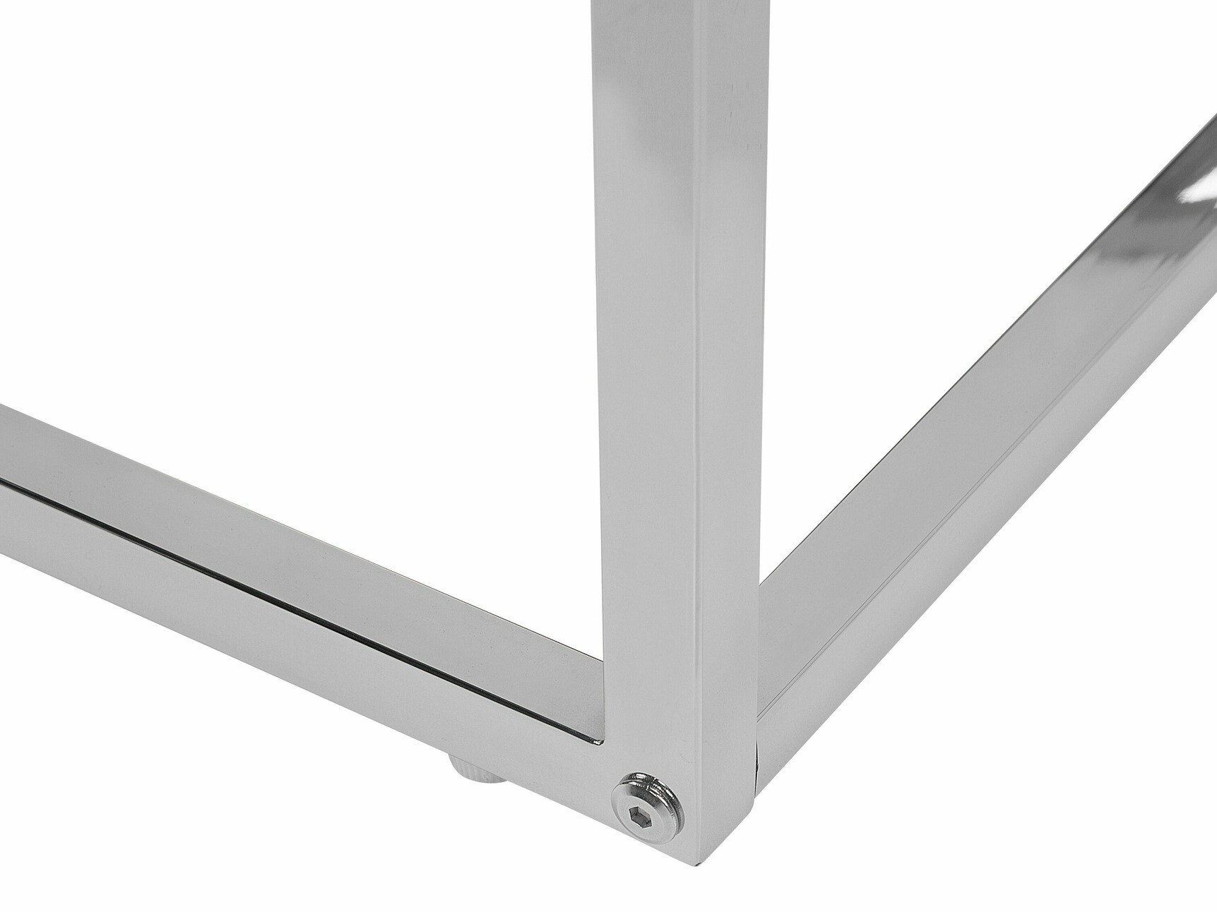 Set stolića za kavu Berwyn 1283 (Bijela + Srebrna)