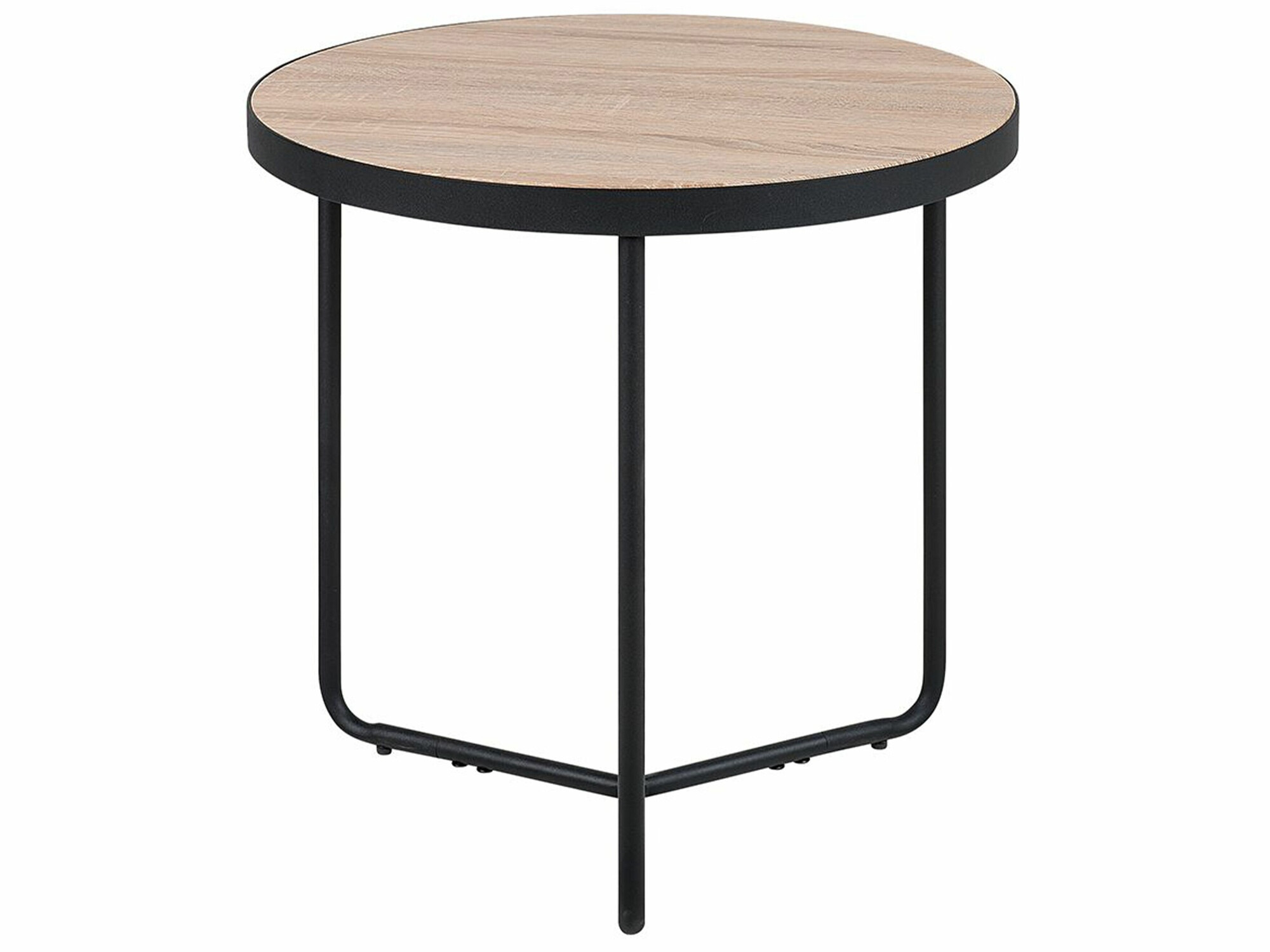 Set stolića za kavu Berwyn 789 (Svijetlo drvo + Crna)