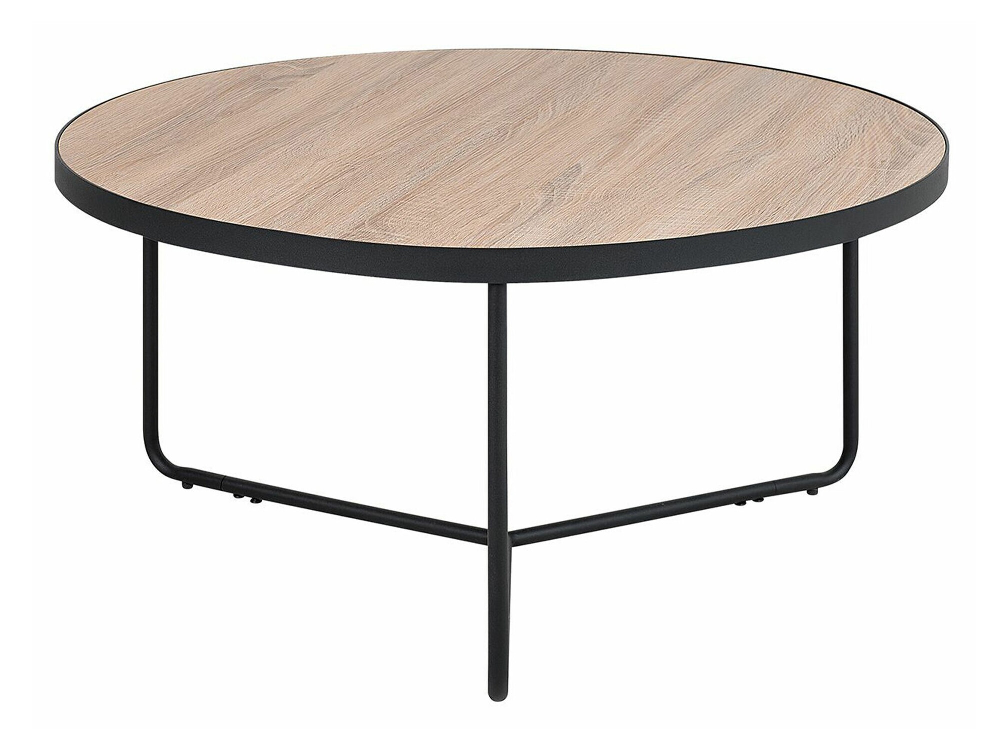 Set stolića za kavu Berwyn 791 (Svijetlo drvo + Crna)