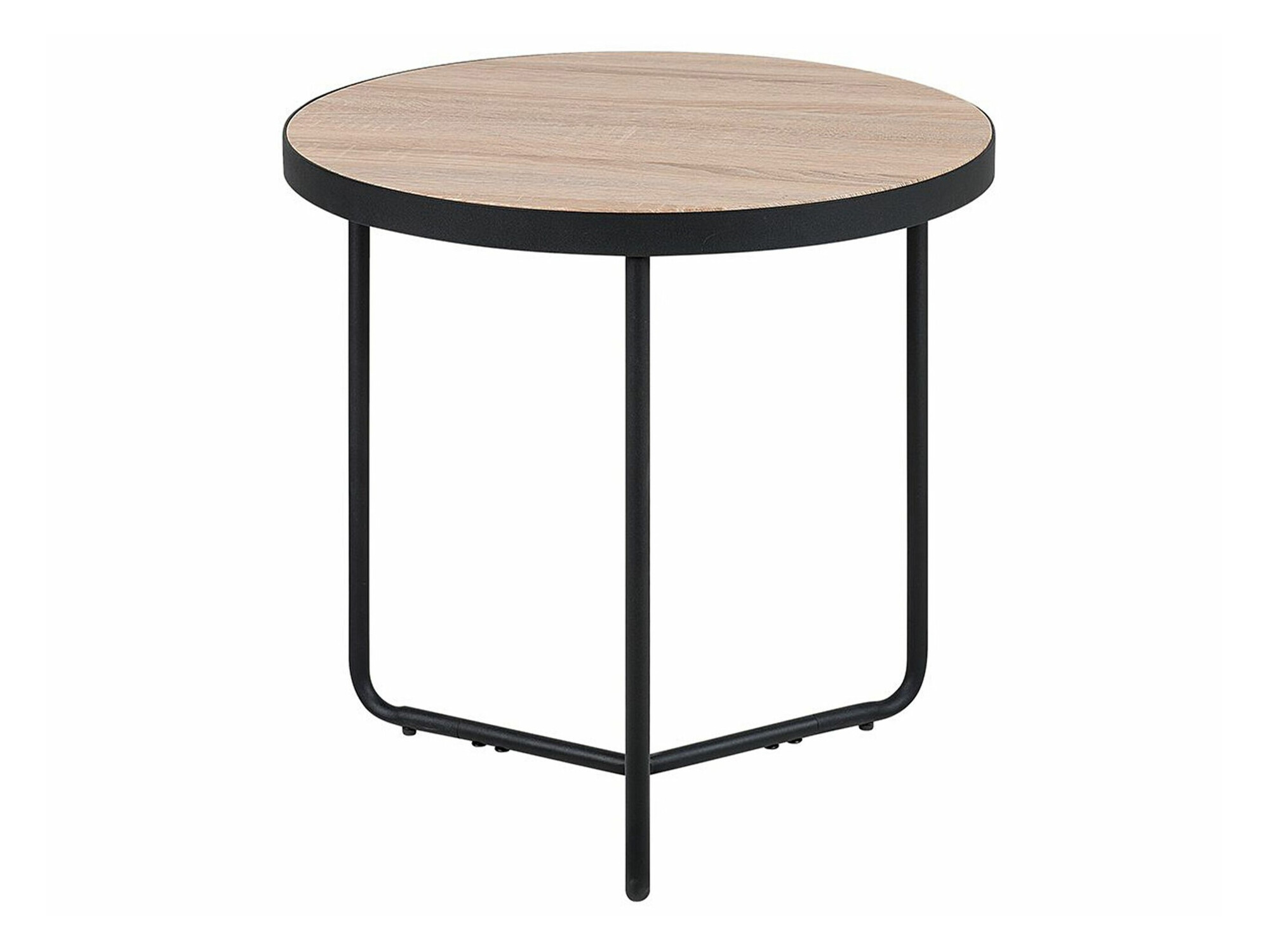 Set stolića za kavu Berwyn 791 (Svijetlo drvo + Crna)