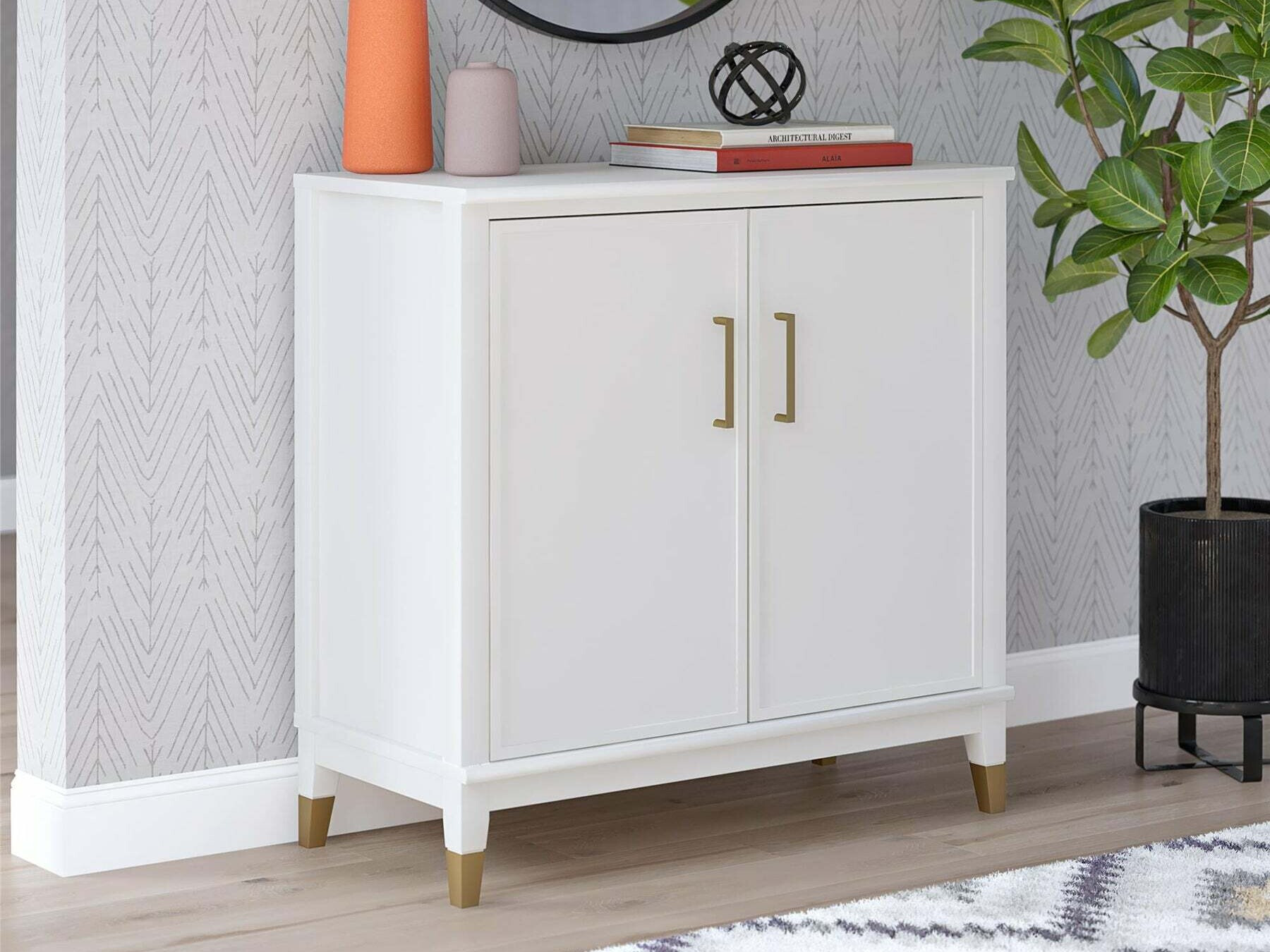 Ormarić CosmoLiving by Cosmopolitan Belromu 108 (Bijela)