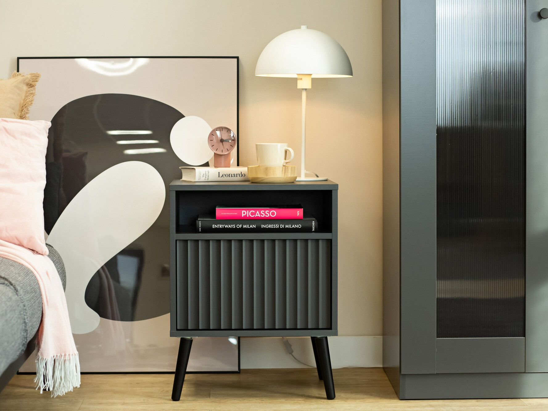 Noćni ormarić Cirferi 106 (Antracit)