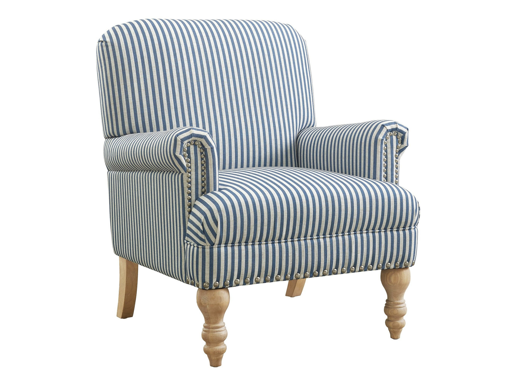 Fotelja Tulsa 466 (Bijela + Plava)